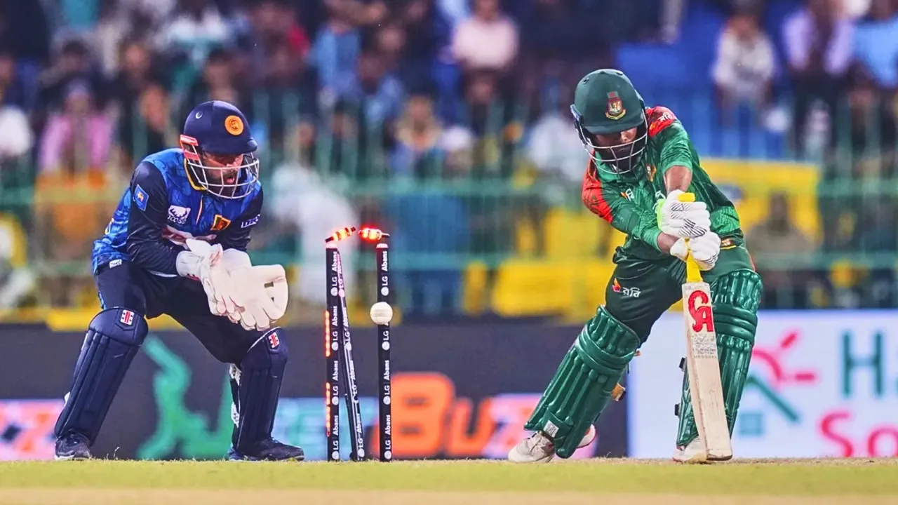 Bangladesh loses 7 wickets for just 5 runs against Sri Lanka in the first ODI