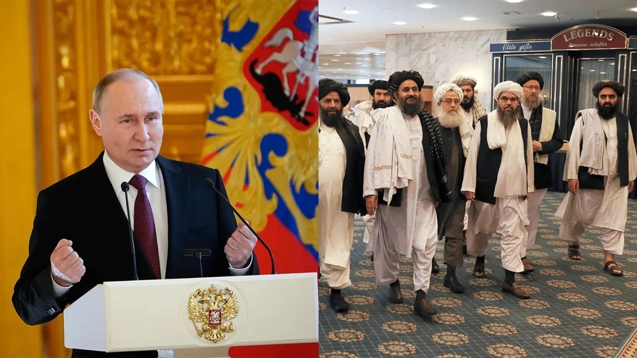 Putin and Taliban Leaders