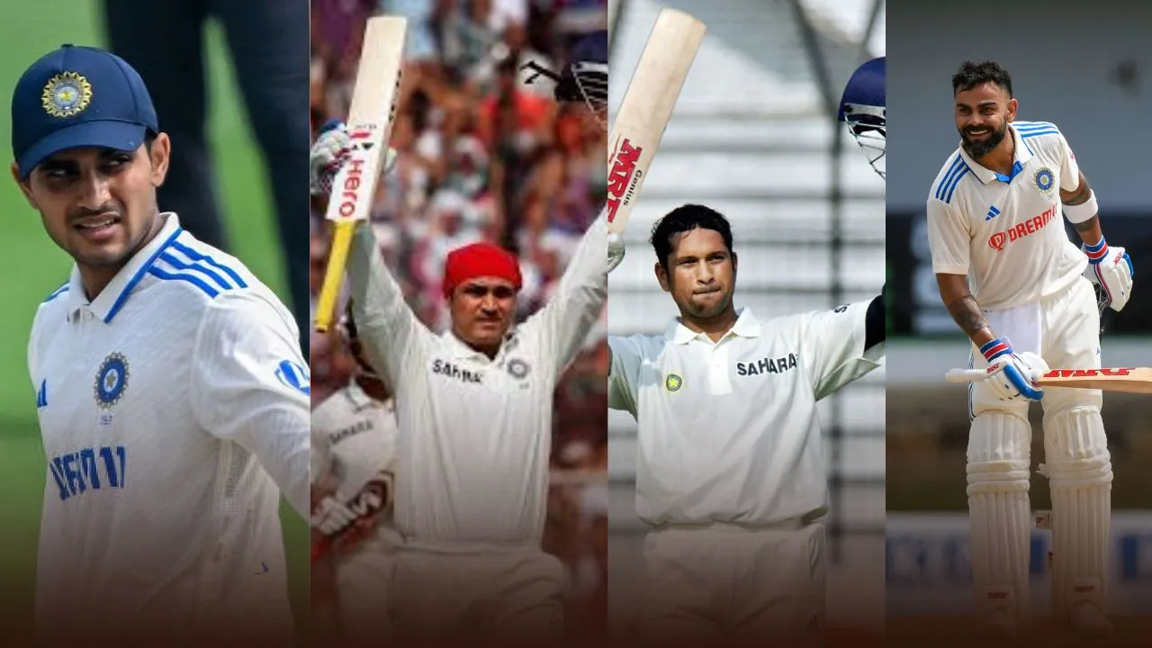 top 10 highest test score by indian batsmen shubman gill name at number 7