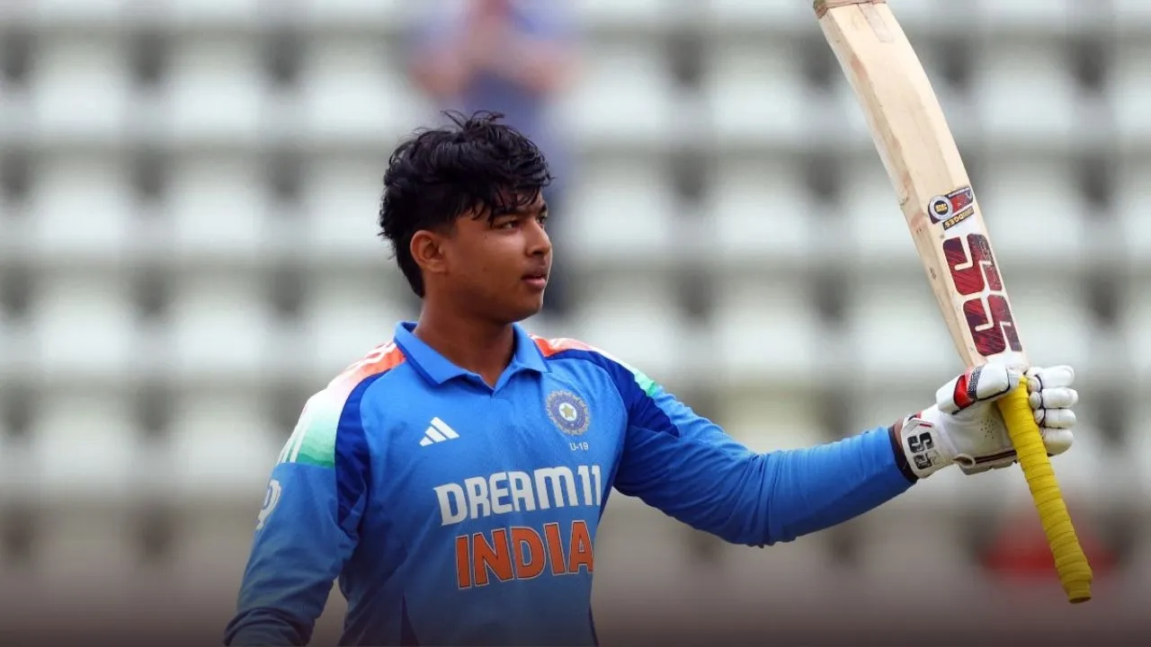 Vaibhav Suryavanshi play 143 runs innings against england in under-19 odi match