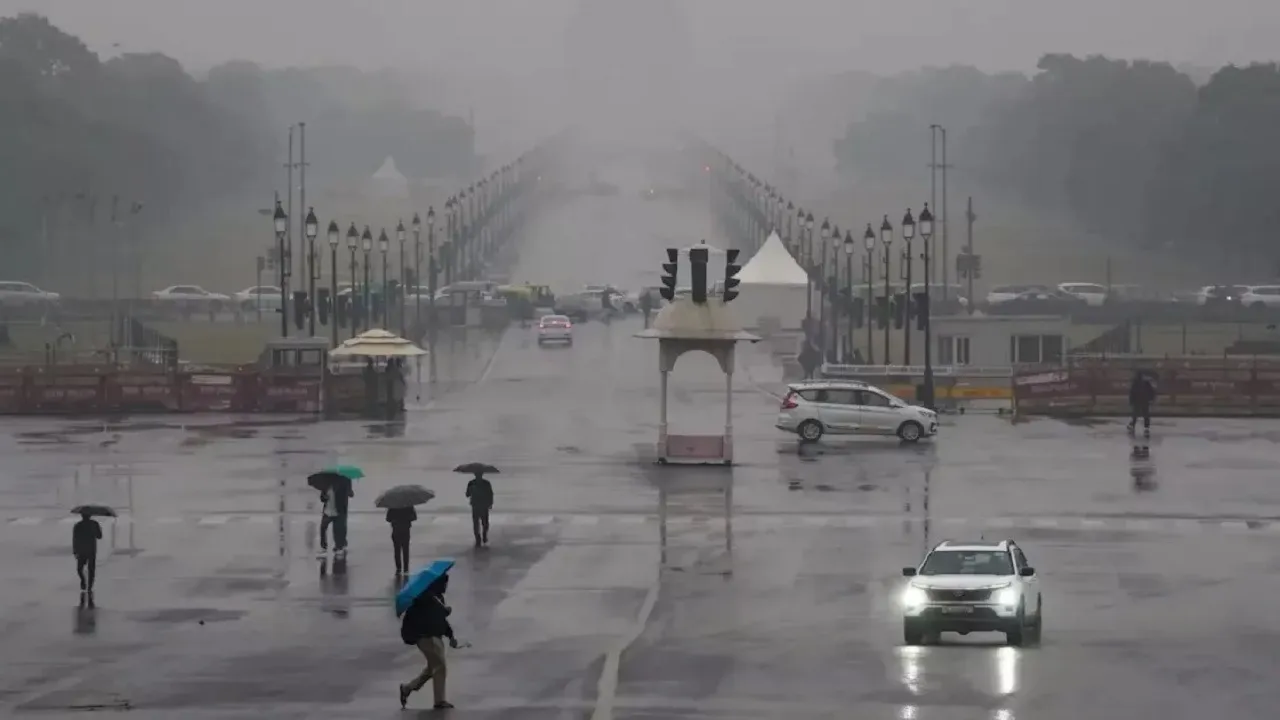 delhi rain alert on sunday