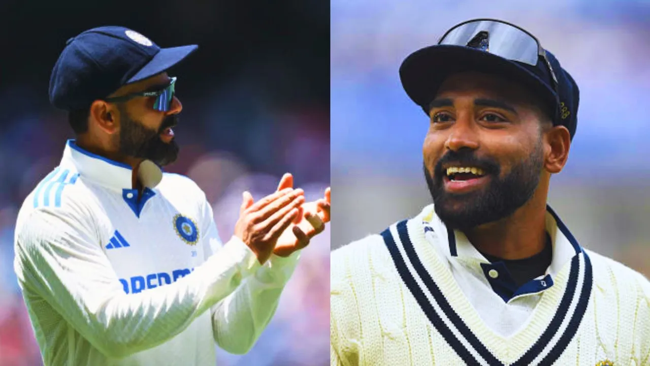 Mohammed Siraj shares an emotional message after getting praised by Virat Kohli