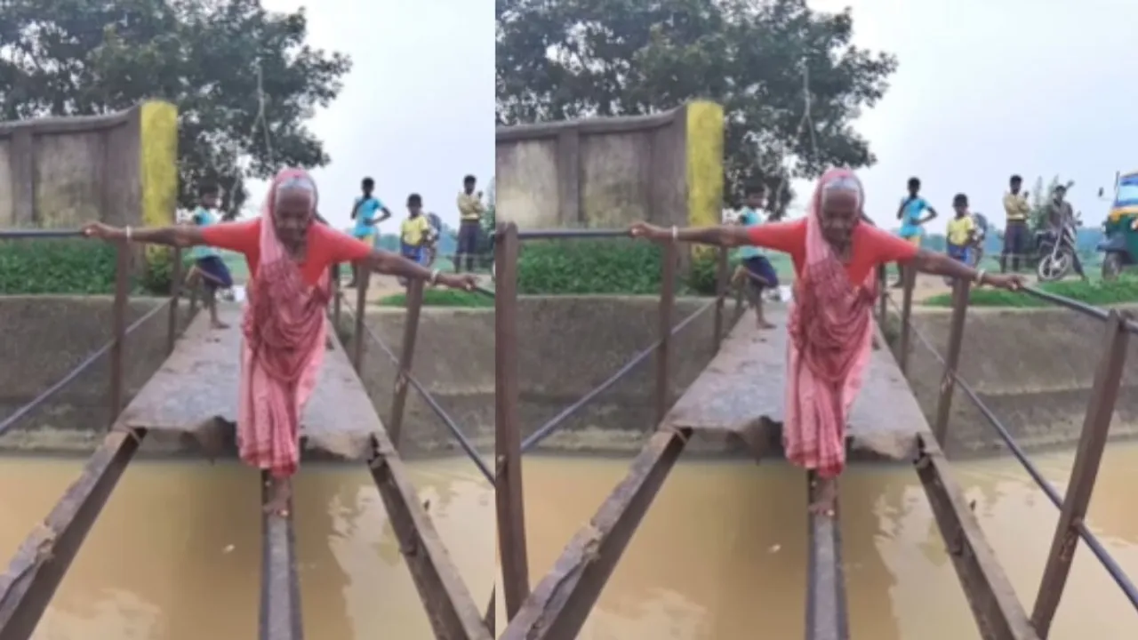 dilapidated bridge