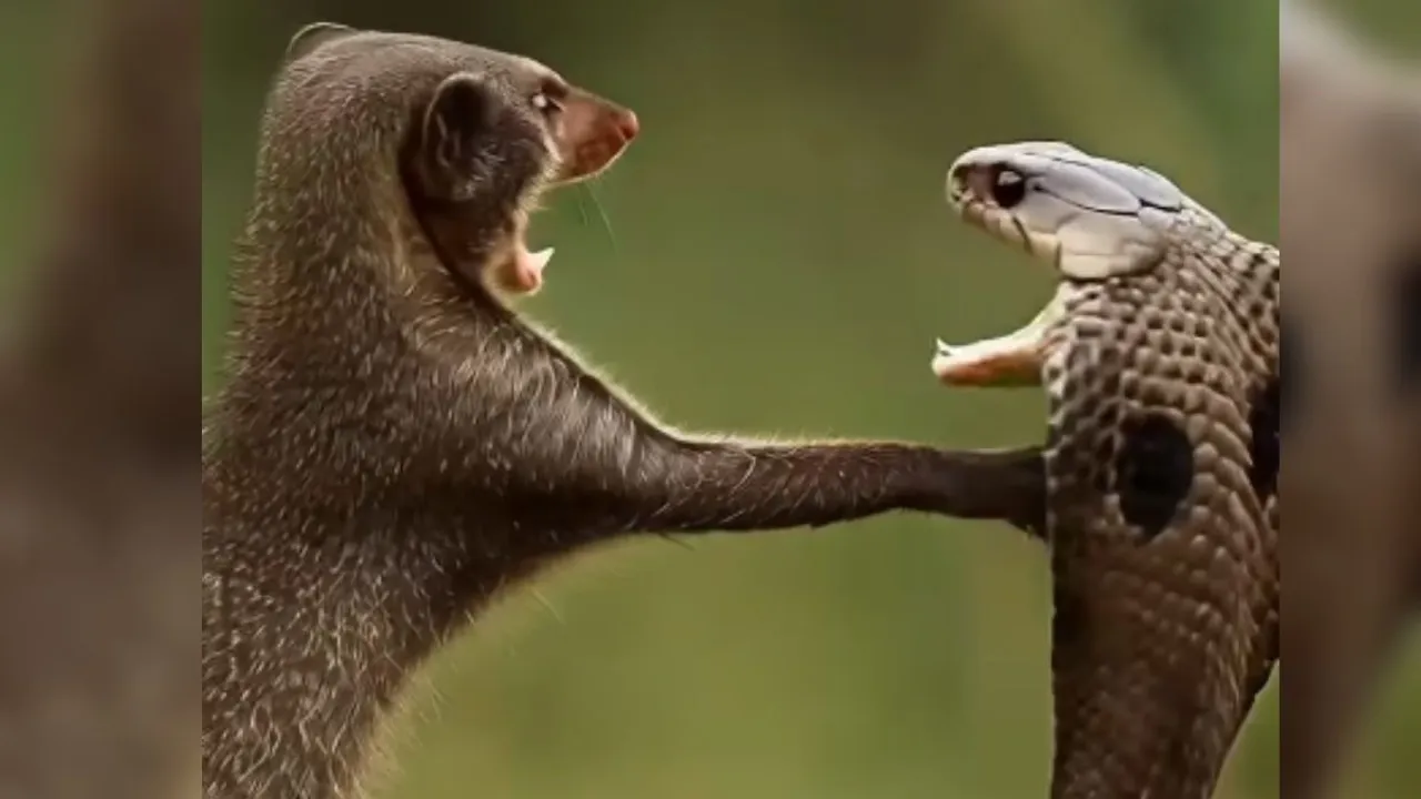 fight between mongoose and cobra