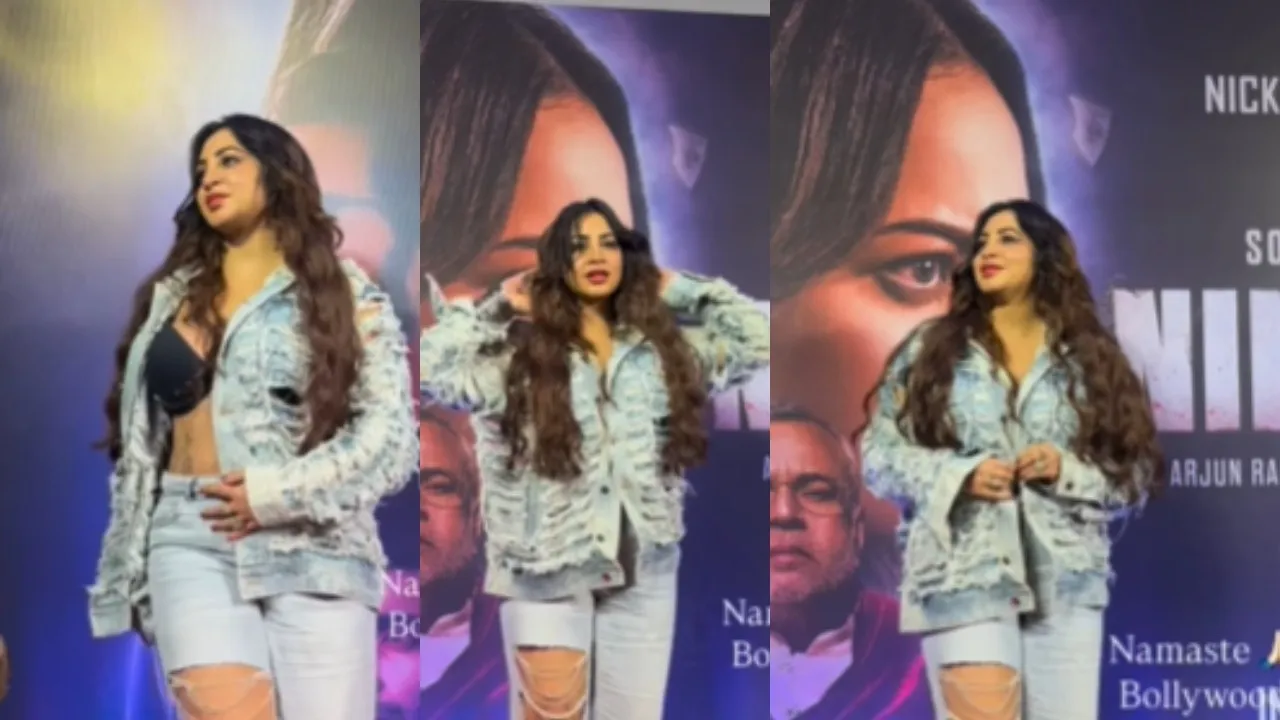Muslim actress opened buttons of her jacket upon seeing media video viral