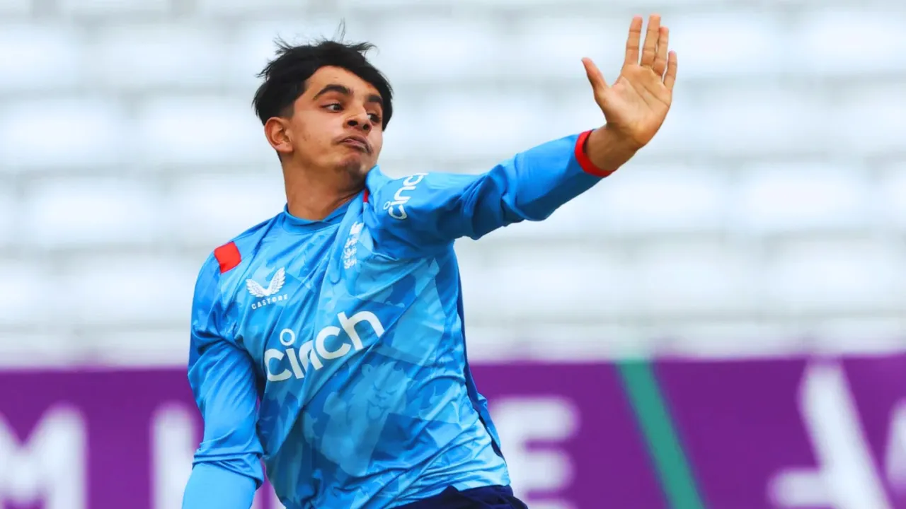 Farhan Ahmed took a hat-trick at the age of just 17 in the vitality t20 blast men