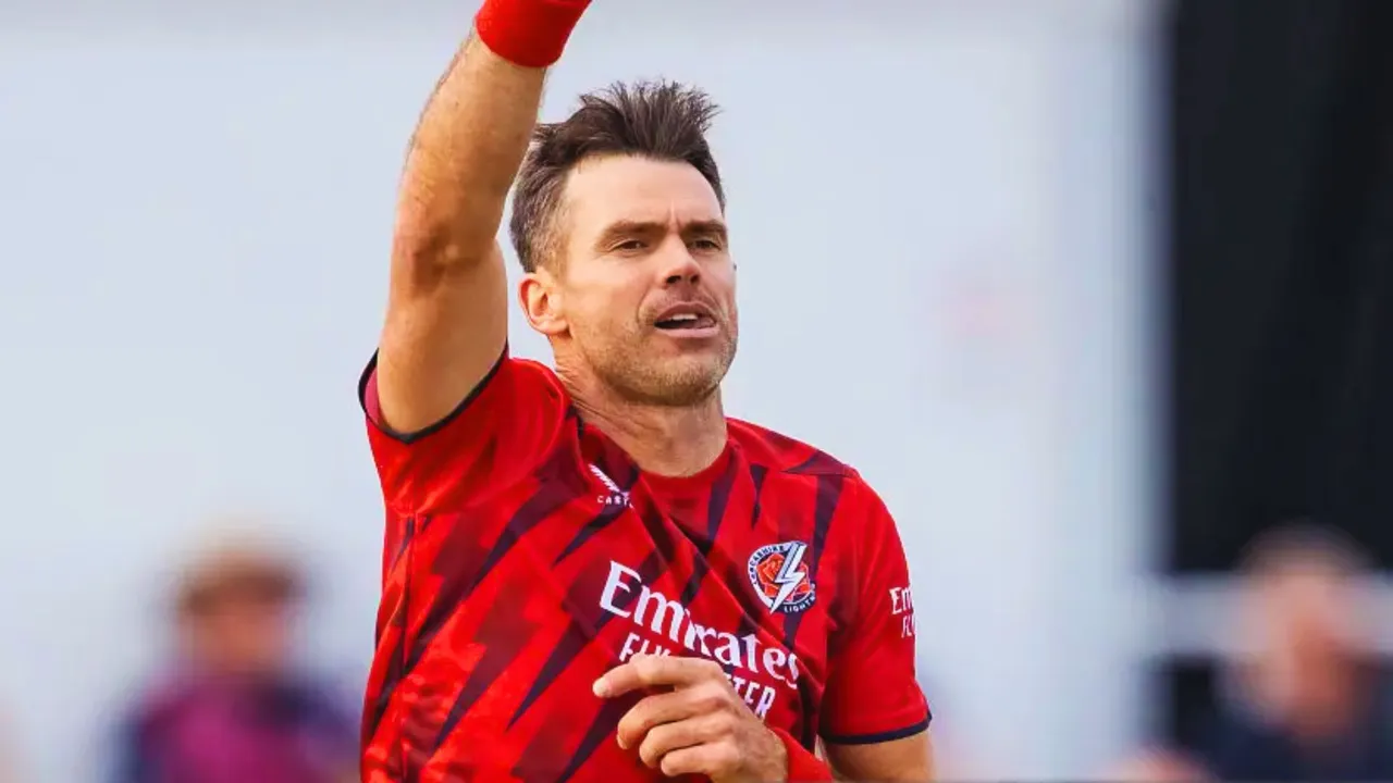 Jimmy Anderson is wreaking havoc even at the age of 42 took 3 wickets against yorkshire