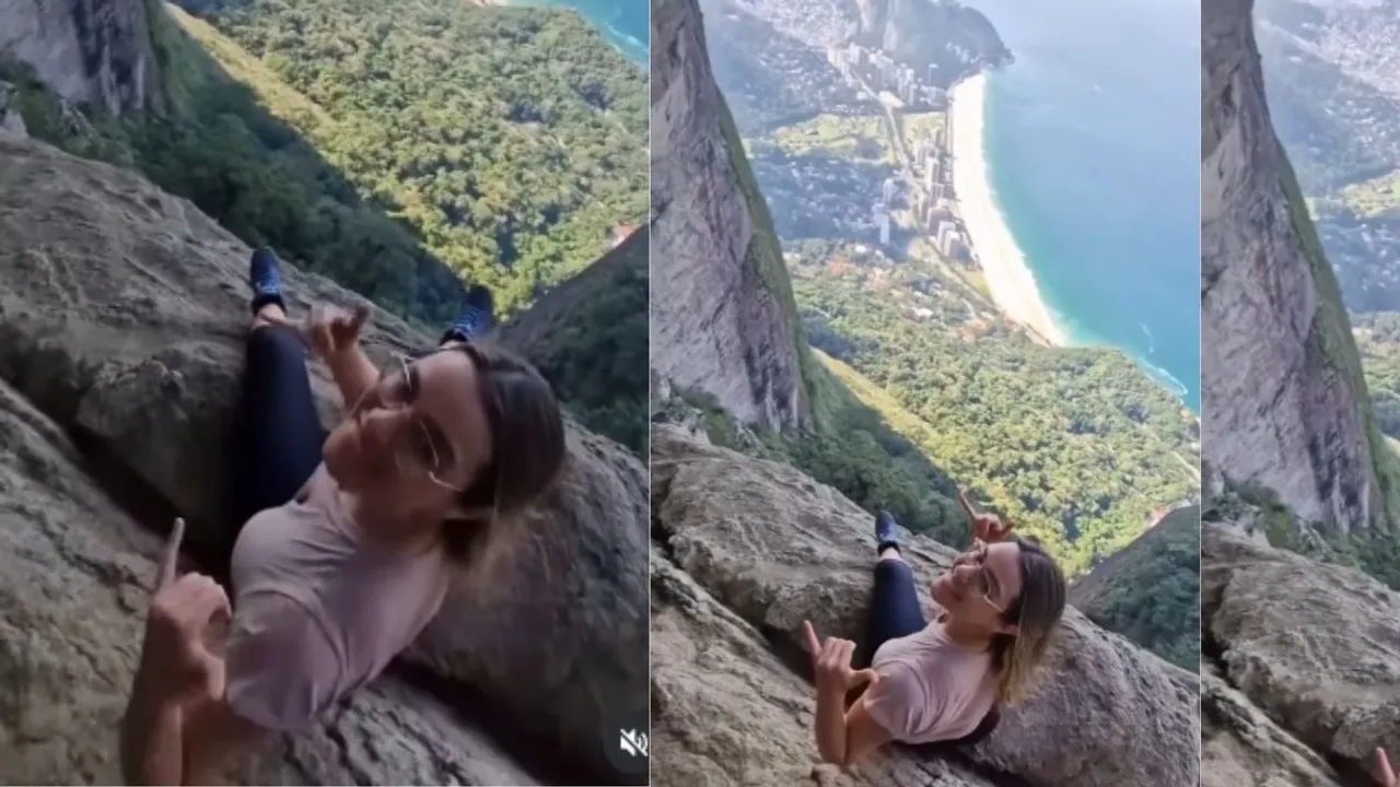 viral mountain girl shoot