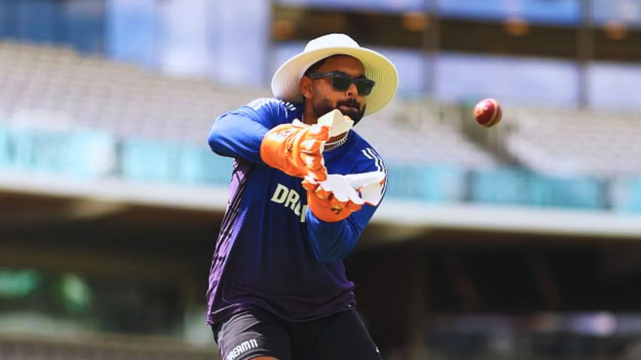 Rishabh Pant is set to be part of Manchester Test as indian batter sweats in the nets