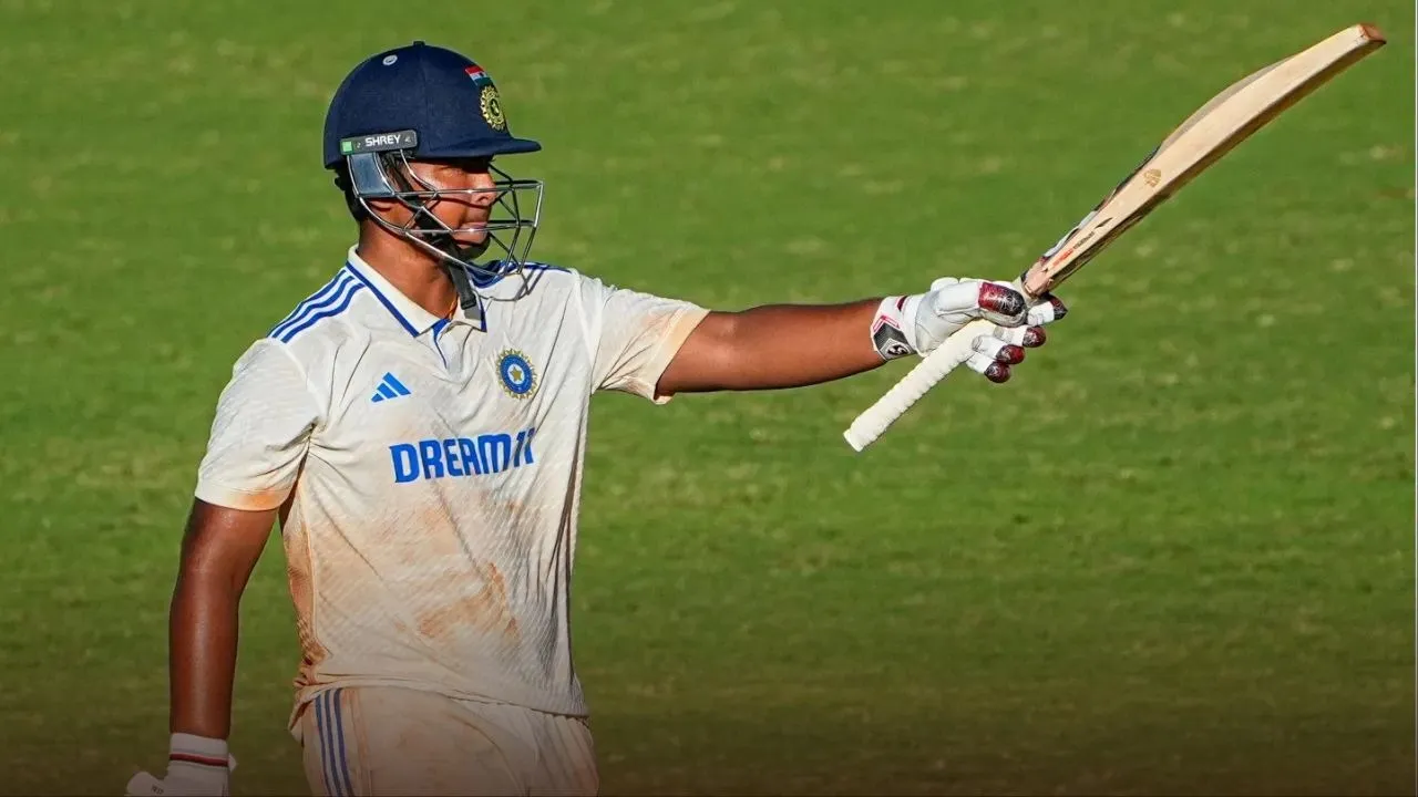 Vaibhav suryavanshi playing test is like t20 score 20 runs in just 14 balls hit 2 sixes during ind vs eng 2nd youth test
