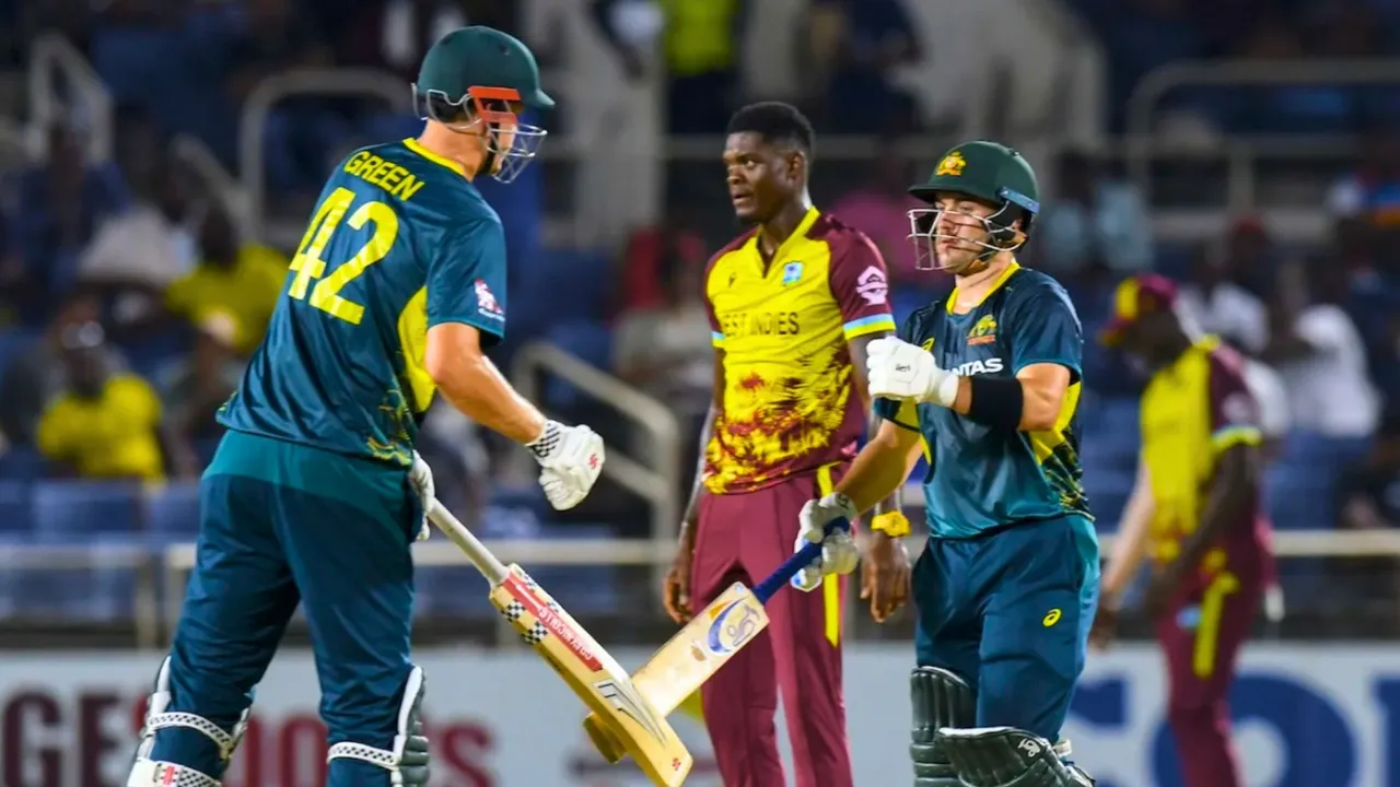 Australia crushes West Indies in the 2nd t20 with the heroic performances from zampa inglis