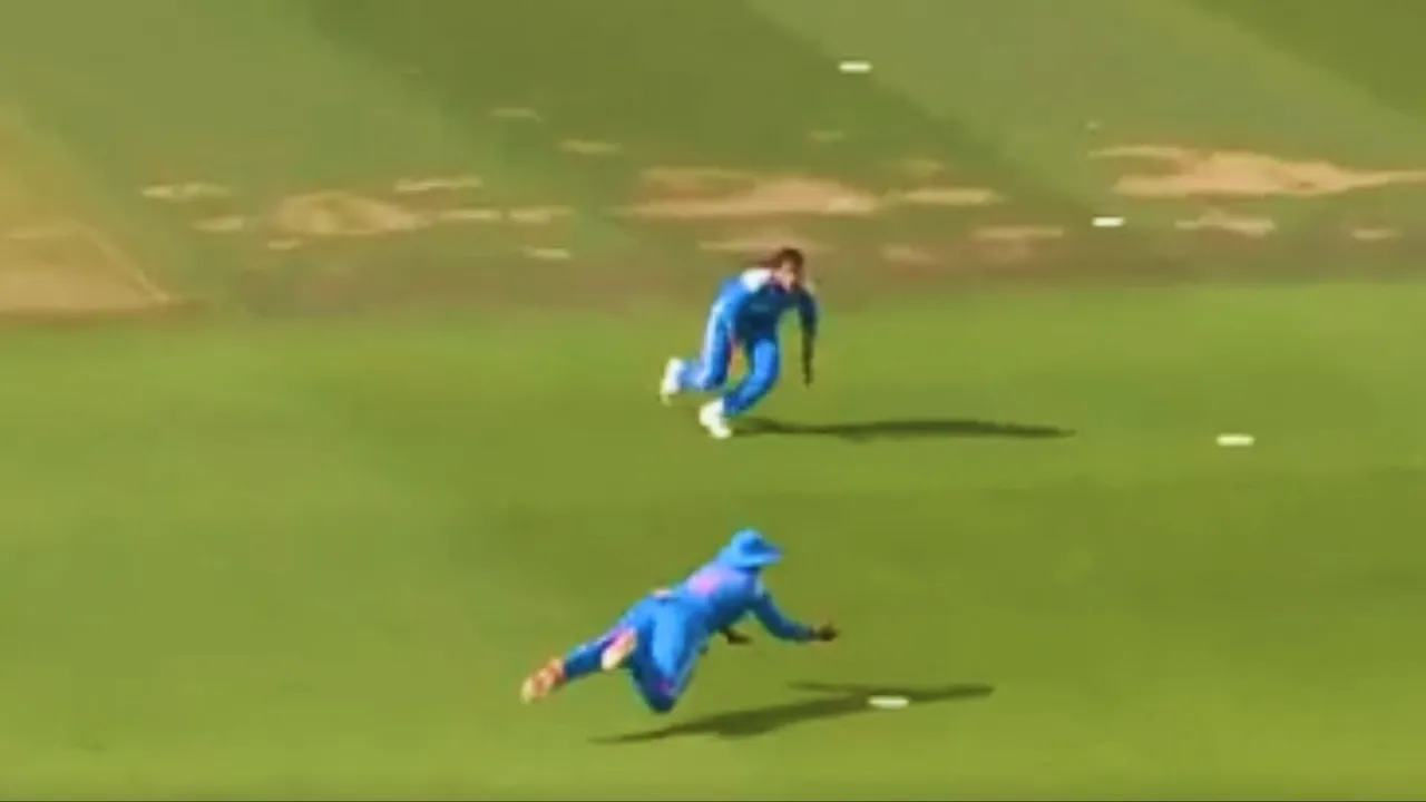 Deepti Sharma's flying Catch left netizens stunned as video goes viral