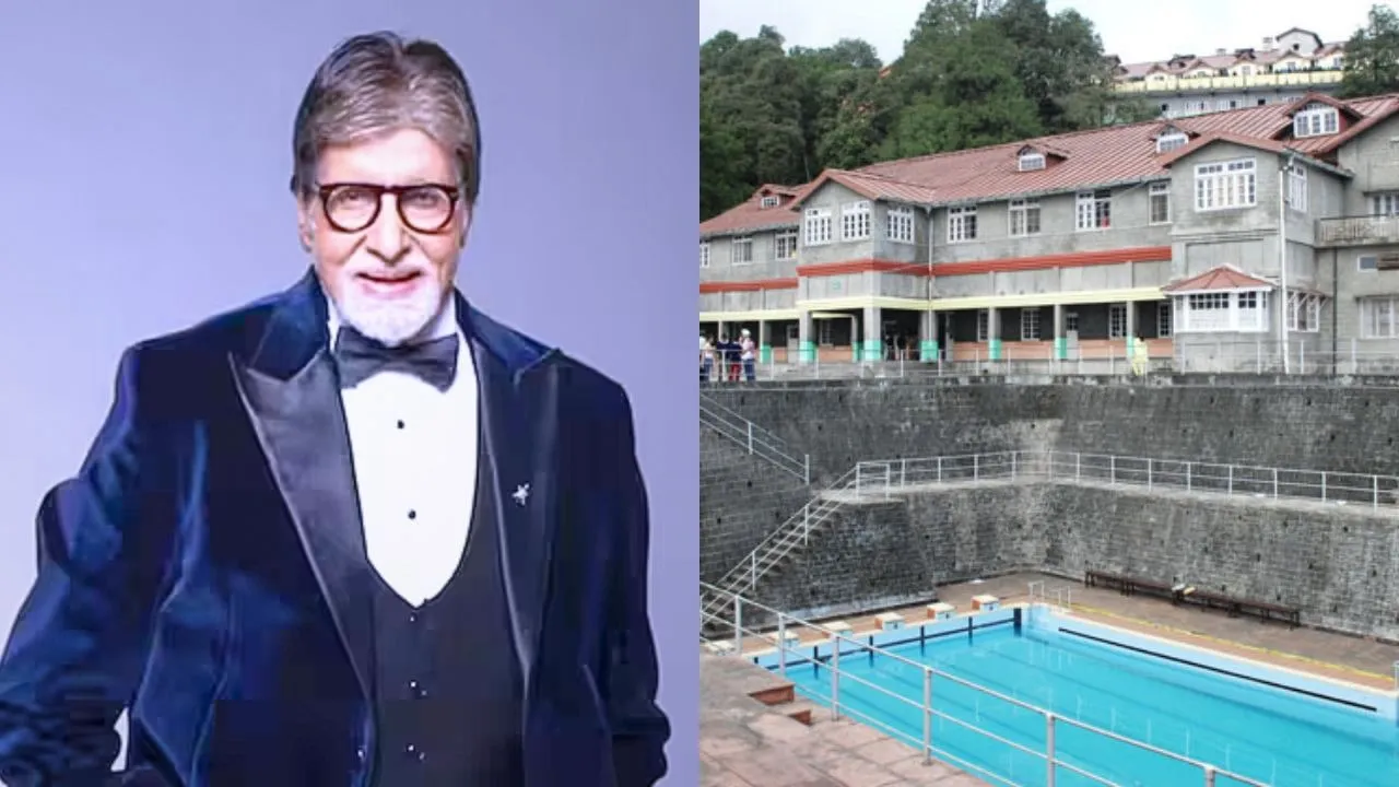 Amitabh Bachchan and Sherwood School