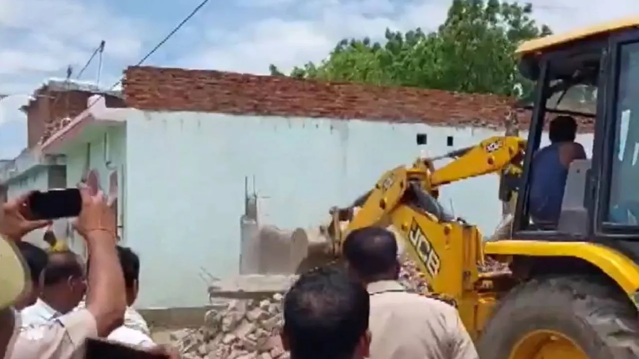Bulldozer action against Chhangur Baba niece