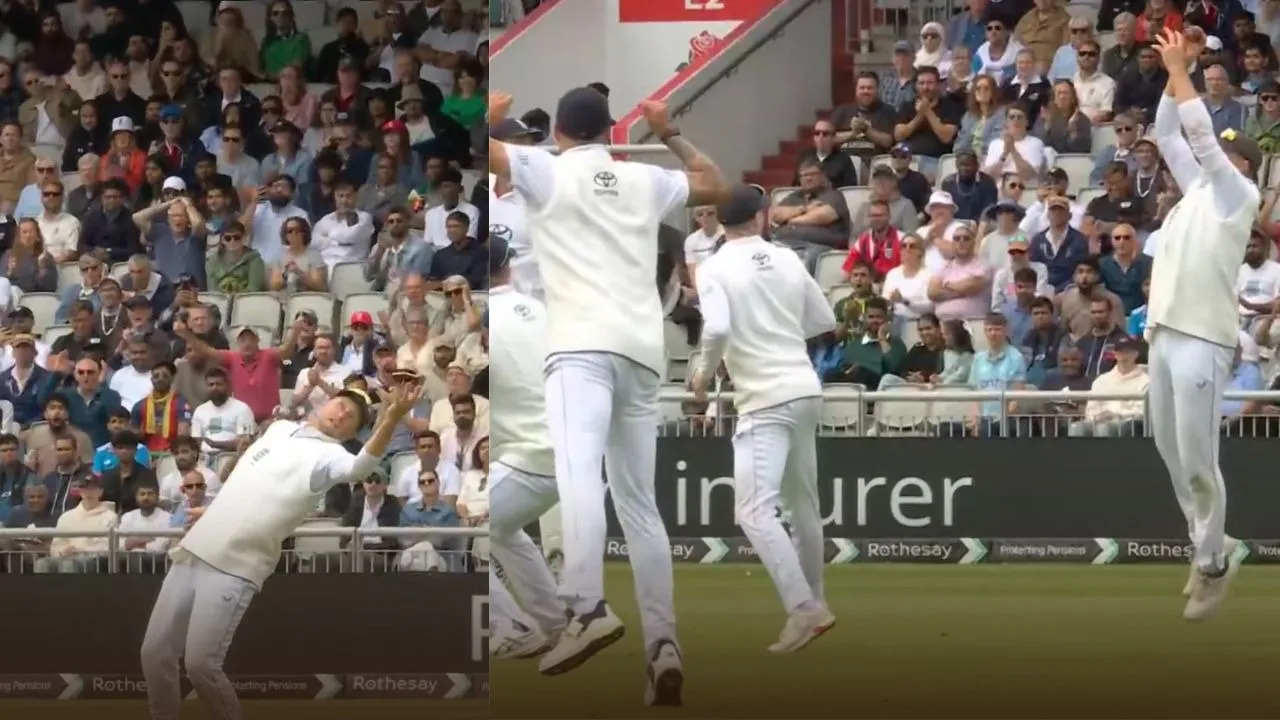 joe root drop ravindra jadeja catch video viral in 4rth test during ind vs eng