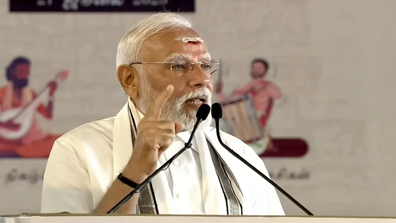PM Modi in Tamil Nadu