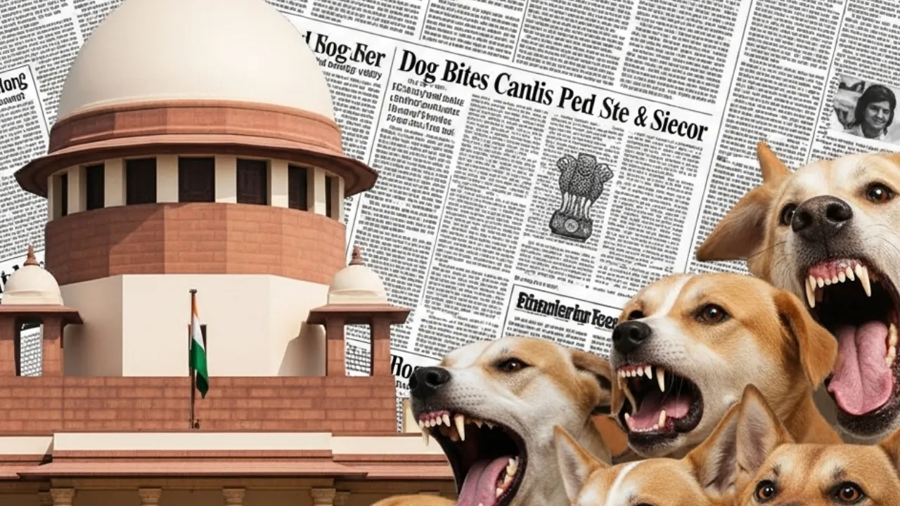 Supreme Court SUO Moto on Dog Bites increase case in delhi