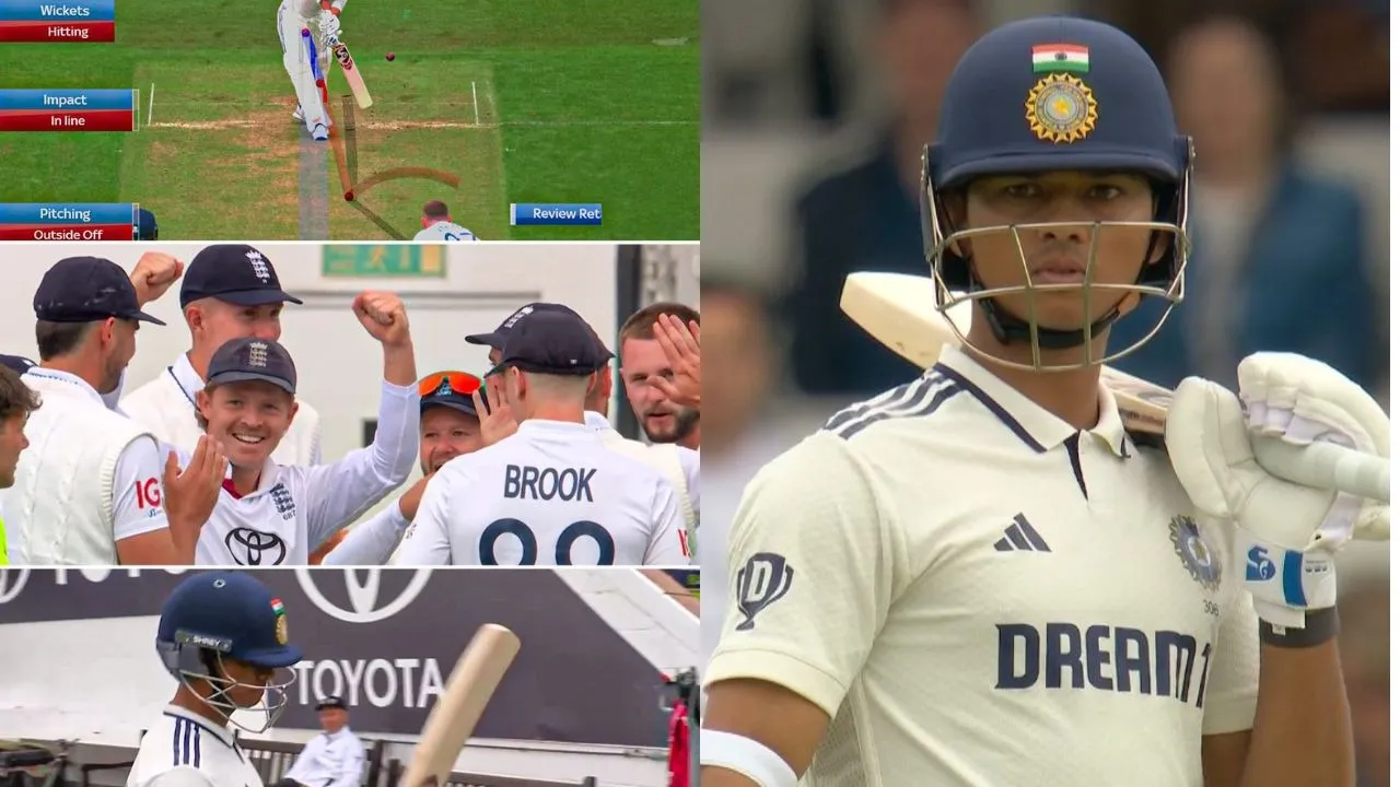 Jaiswal dismissed for 2 runs during ind vs eng 5th test