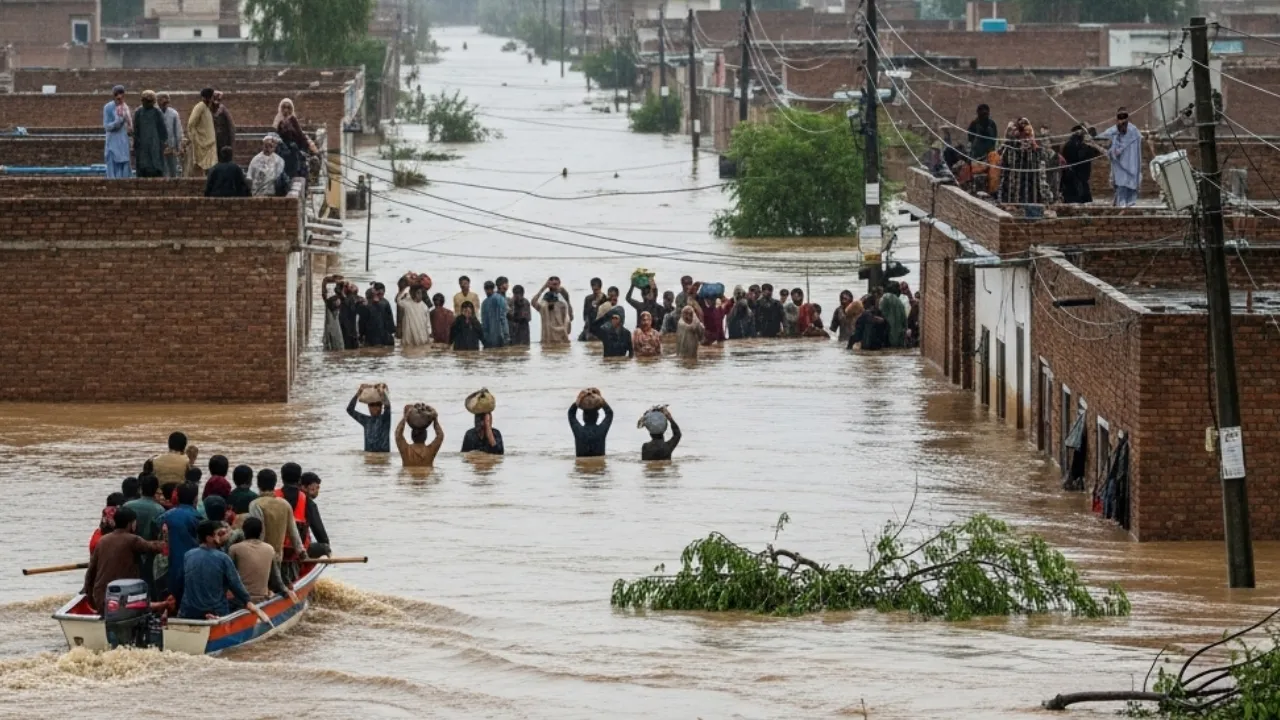 Pakistan Heavy Flood Caused 299 People Death