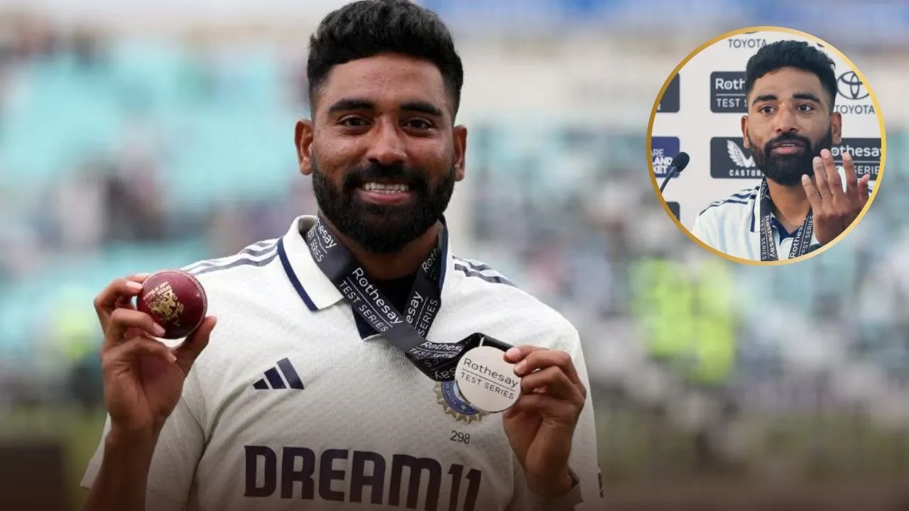 Mohammed Siraj reveal who is his first love after winning ind vs eng oval test