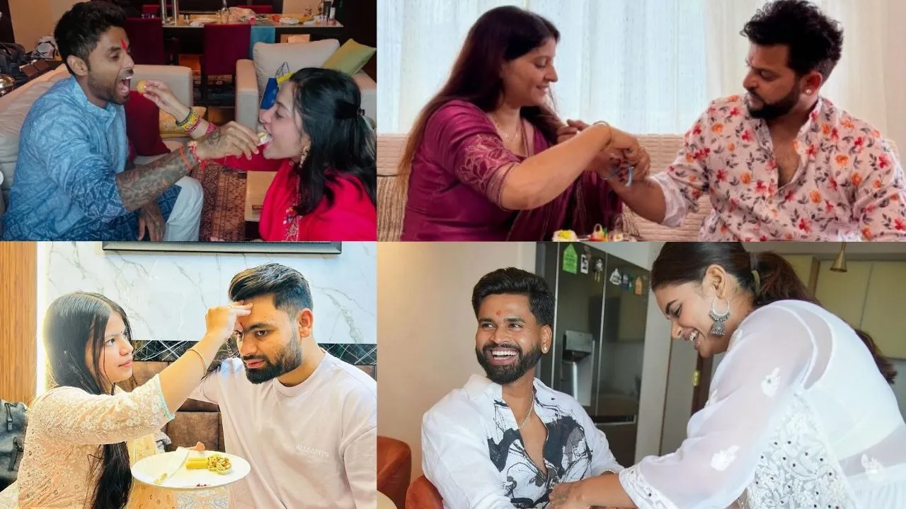 Cricketers on Raksha Bandhan 2025