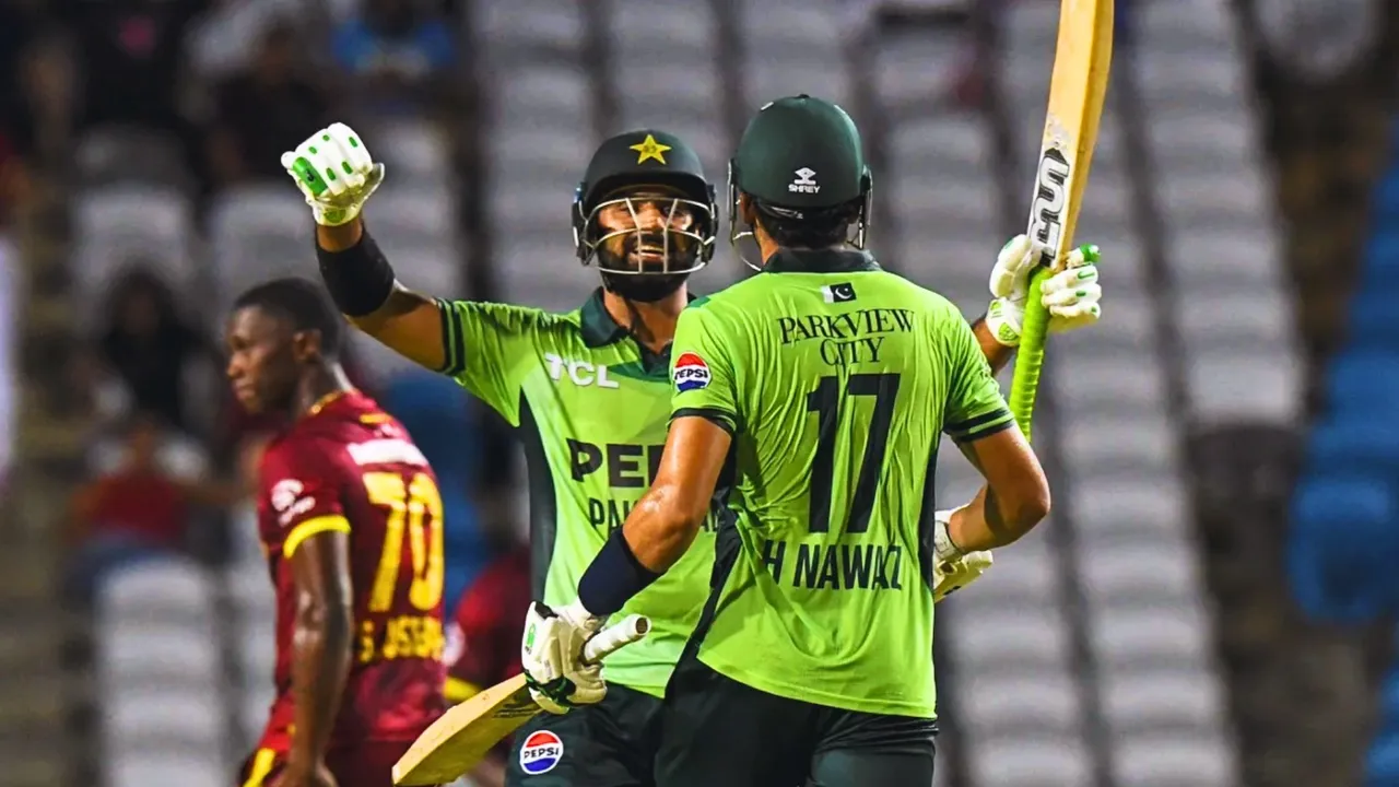 hasan nawaz prevented Pakistans defeat against west indies in the first odi