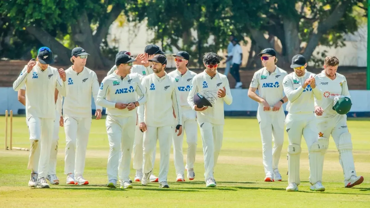 New Zealand clinch two match test series against Zimbabwe winning second match