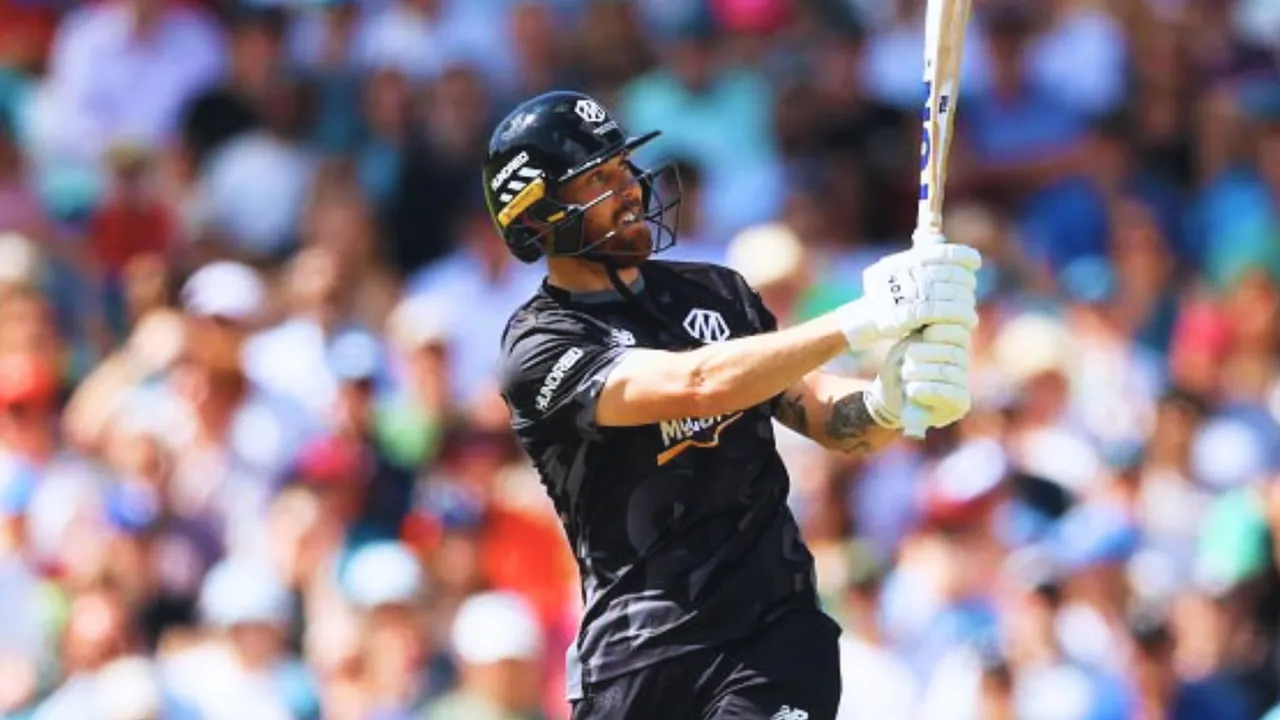 RCB Batter phil salt hit a 103 meters six ball went out of the stadium video viral