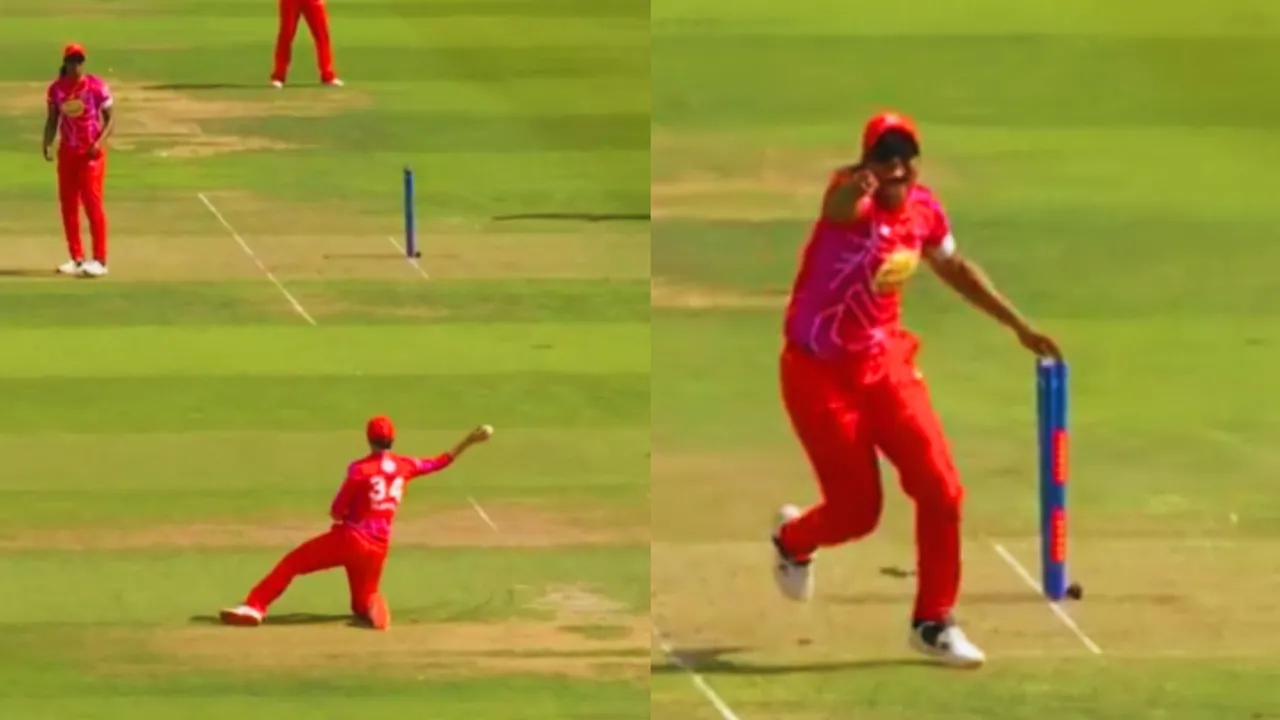 Georgia Elwiss superb run out left hayley matthews in the hundred league