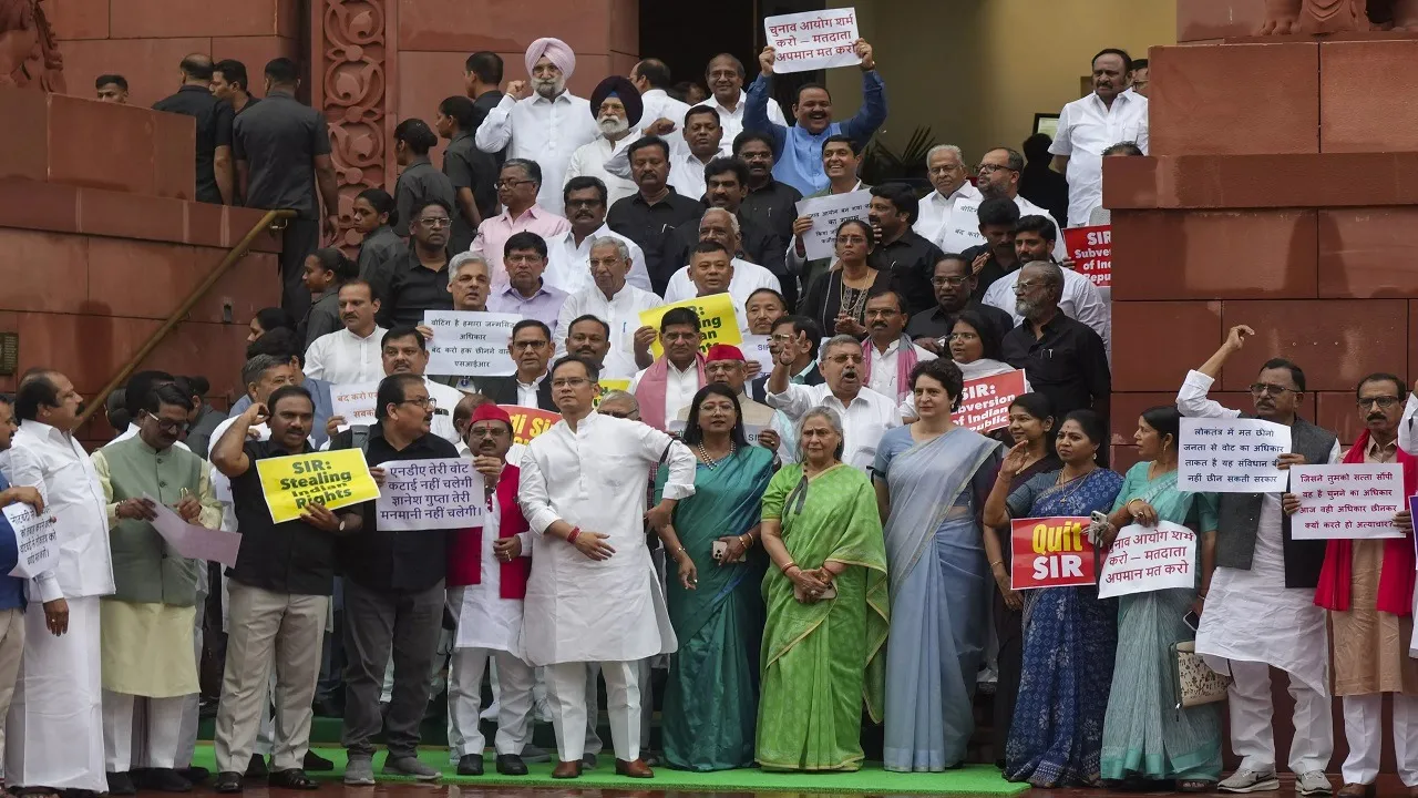 INDIA Block Protest
