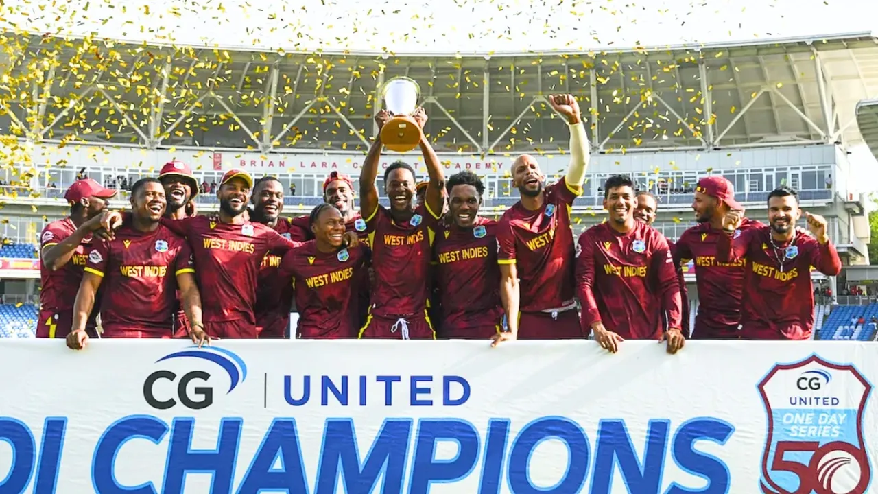 West Indies creates history against Pakistan won the odi series after 34 years