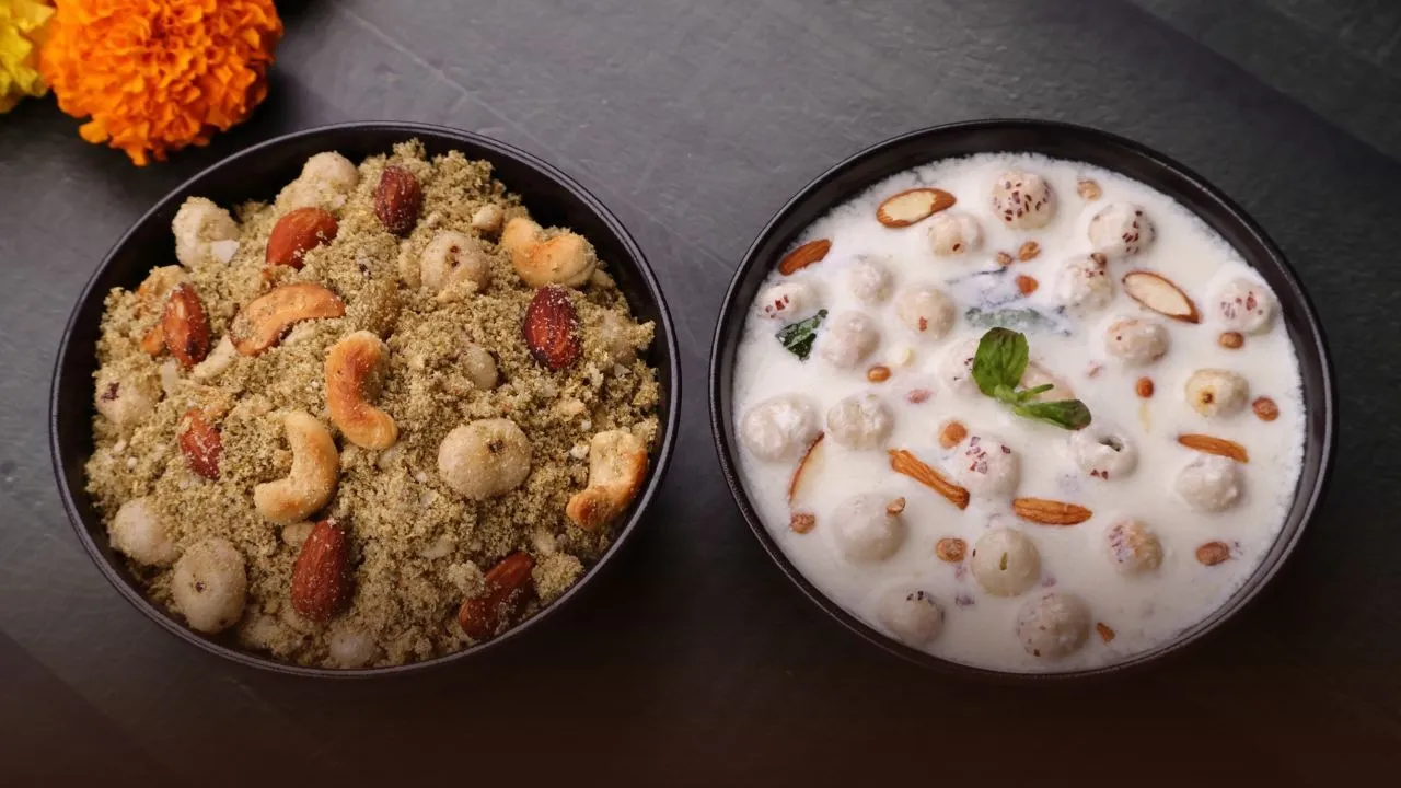 dhaniya panjiri and panchamrit recipe in hindi