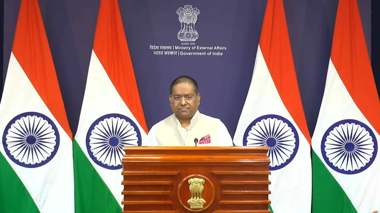 MEA spokesperson Randhir Jaiswal