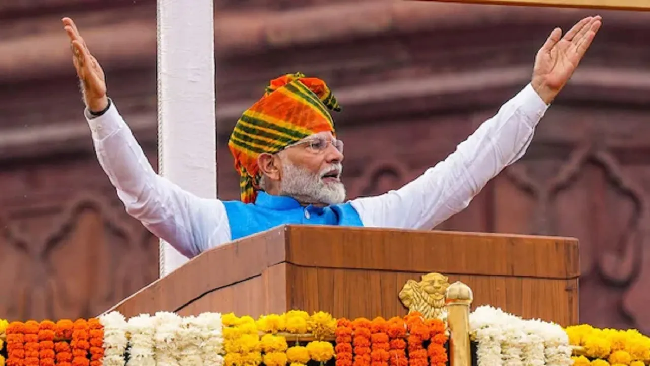 pm modi at red fort