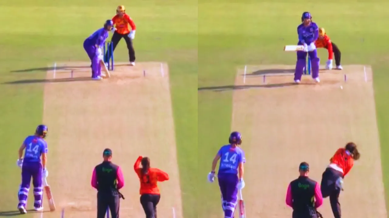 4 runs needed to win Phoebe Litchfield played switch hit to lead his team to victory