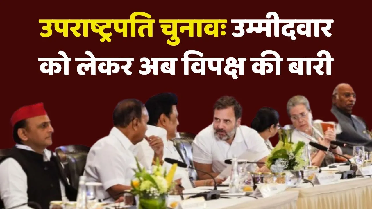Vice President Election India Alliance Candidate