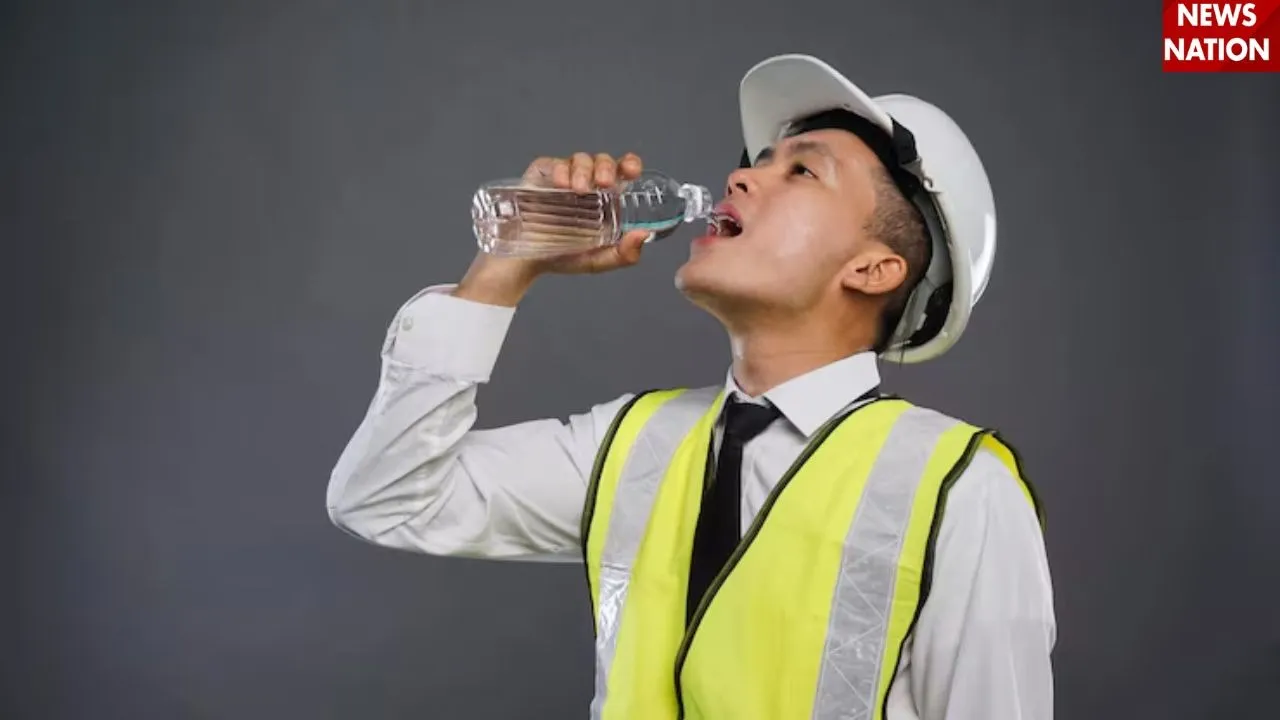 drinking water