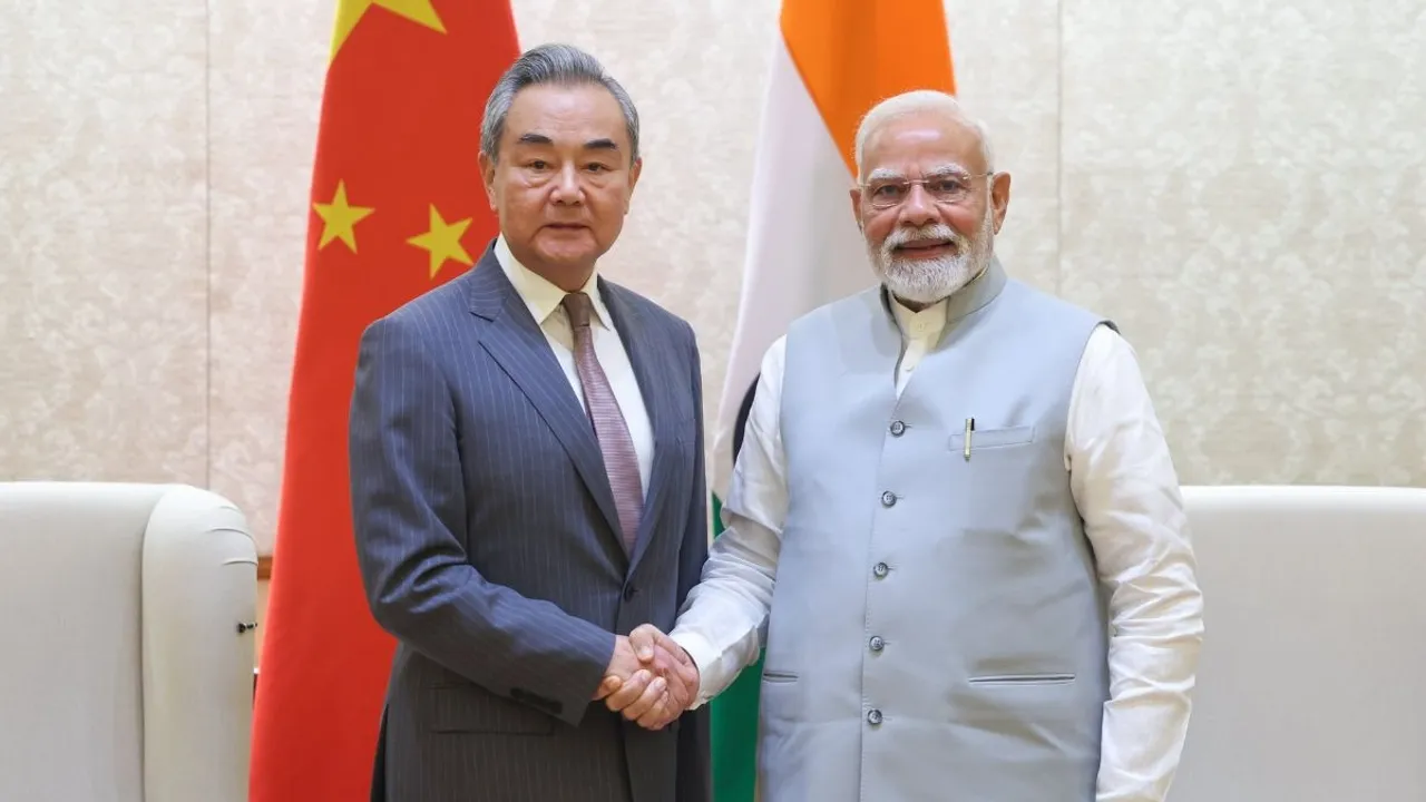 Foreign Minister Wang Yi and pm modi