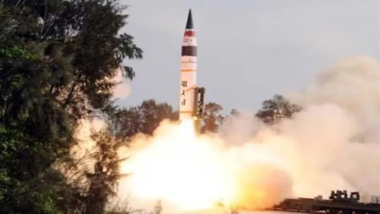 agni 5 ballistic missile