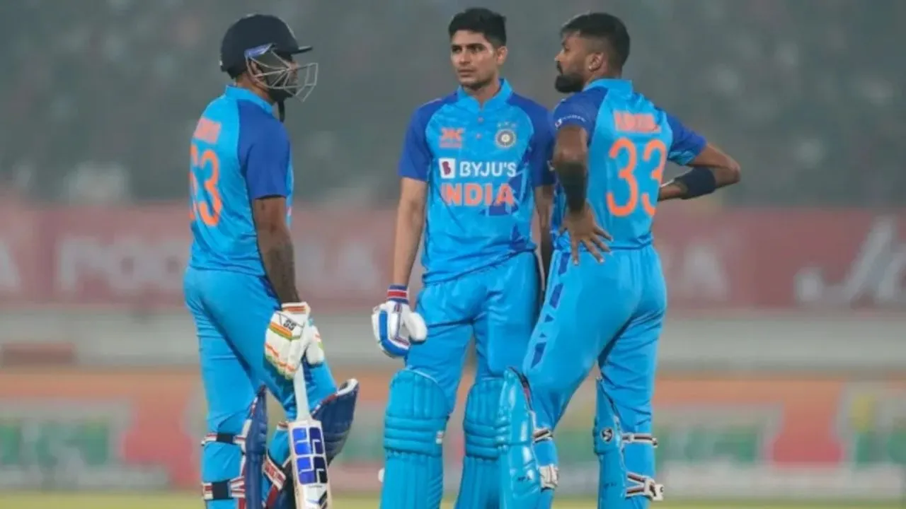 Suryakumar Yadav Shubman Gill Hardik Pandya