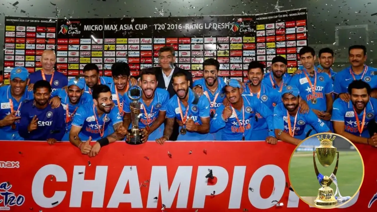 ms dhoni only captain who won asia cup 2025 trophy in t20 format in 2016