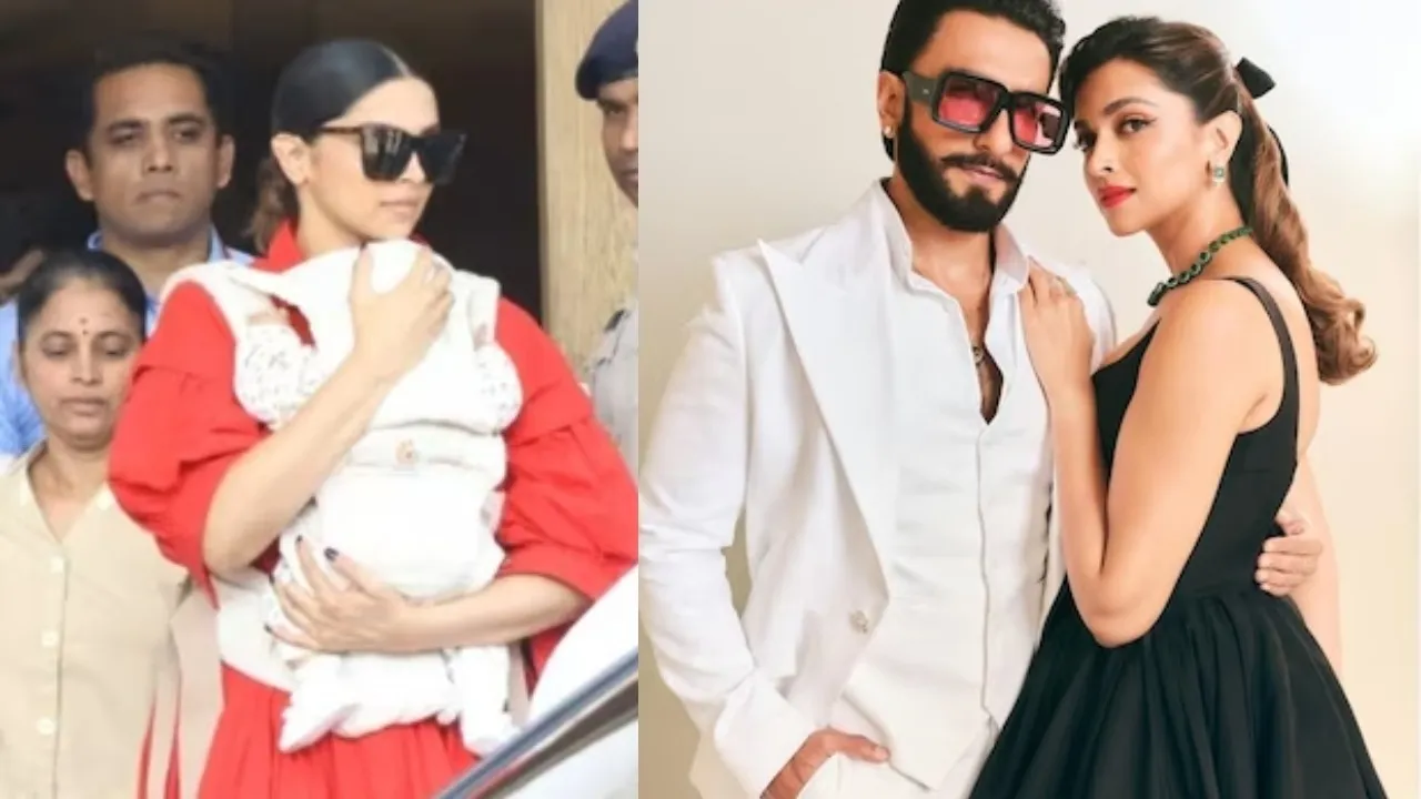 Deepika Padukone Ranveer Singh Daughter Dua Face Revealed in viral video