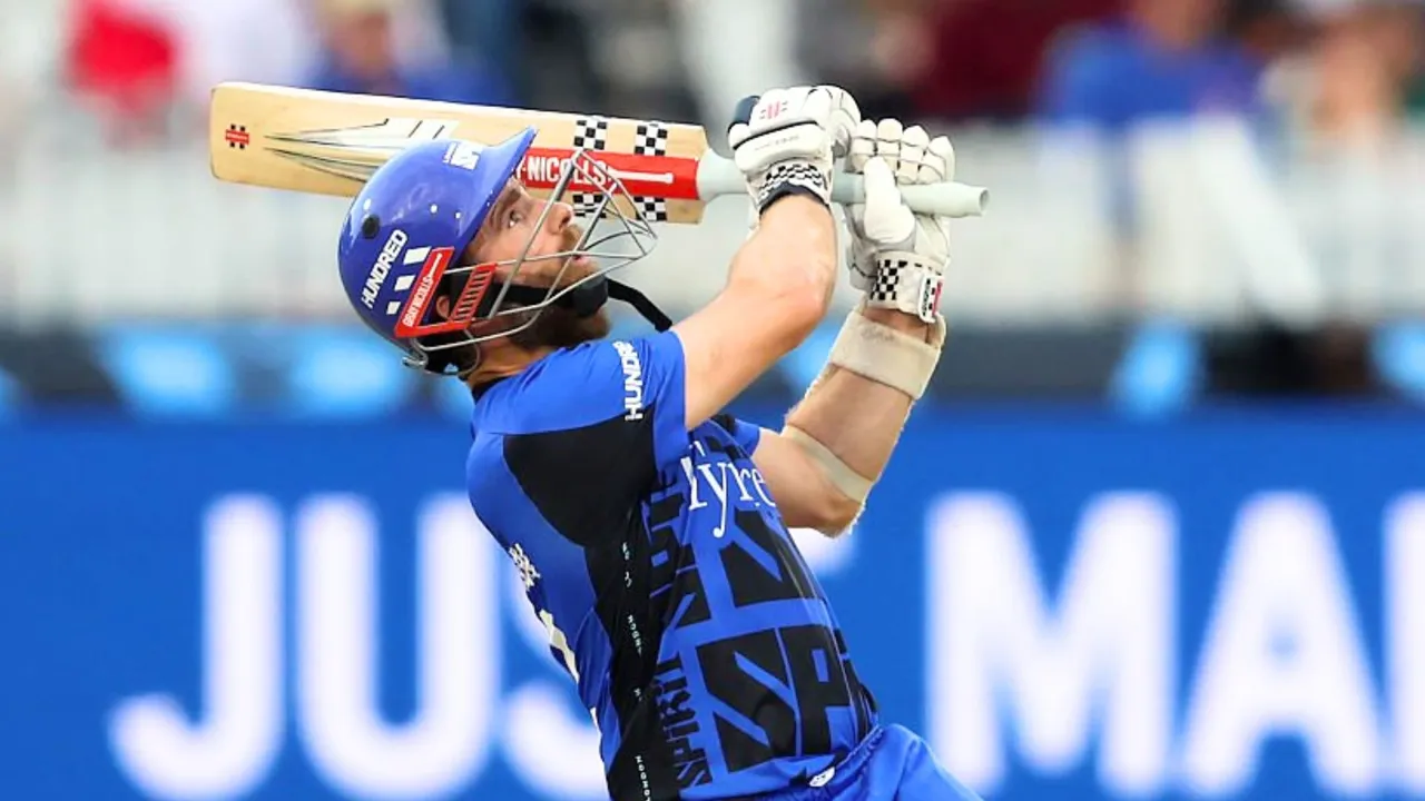 Kane Williamson plays a stormy innings in the hundred scoring fifty in just 26 balls