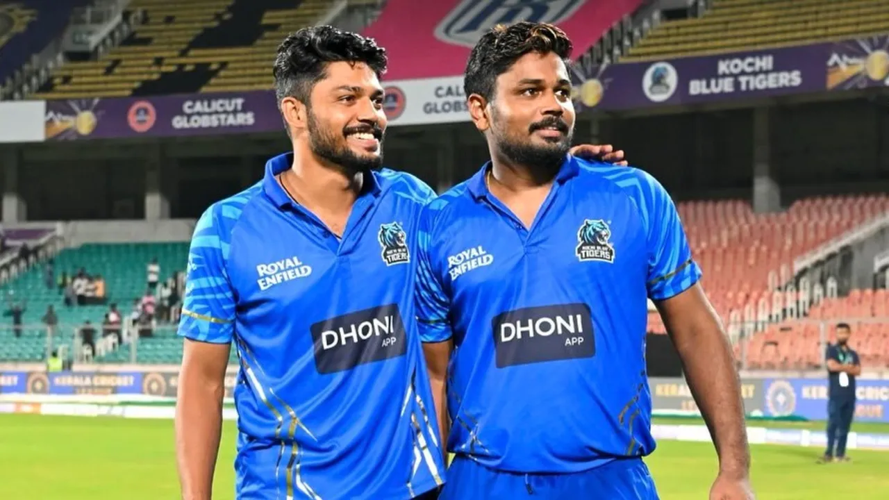 Sanju Samsons brother saly has an impressive run in kerala cricket league