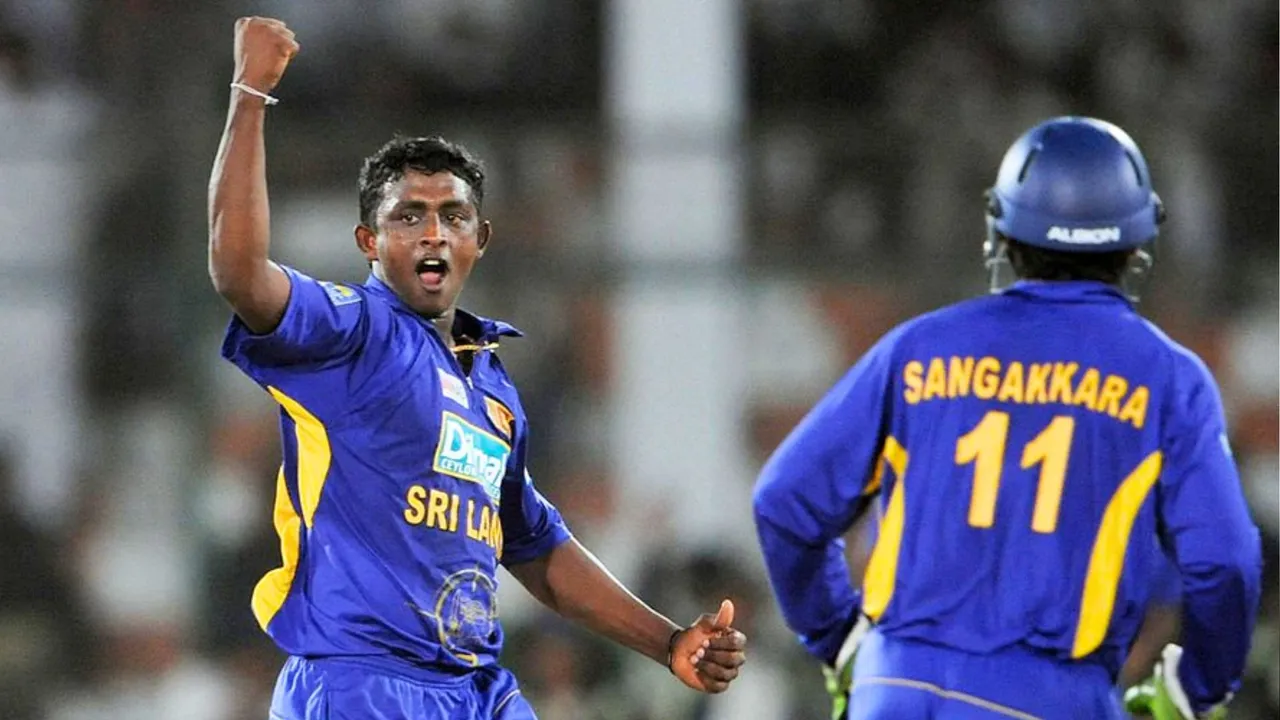 Ajantha Mendis holds the record of best bowling figures in the asia cup history
