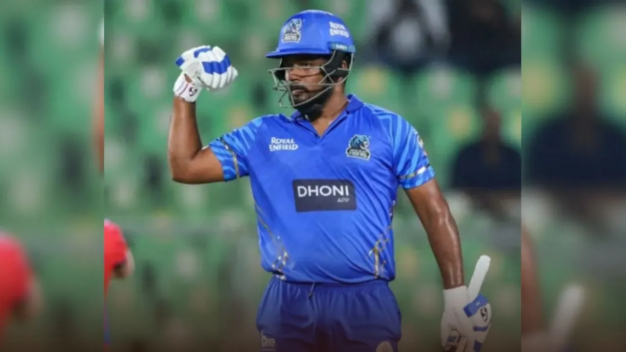 sanju samson play one more good inning in kerala cricket league