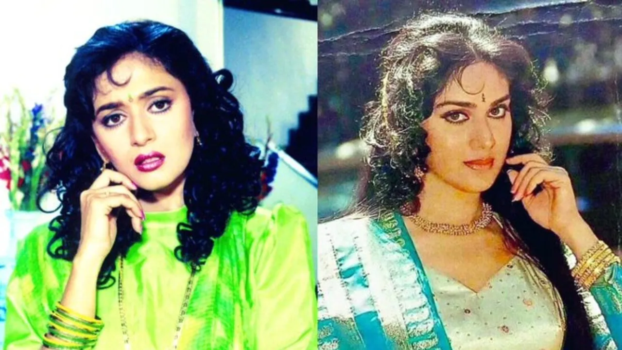 Madhuri can never be like me when Meenakshi Seshadri said this to Madhuri Dixit about competition