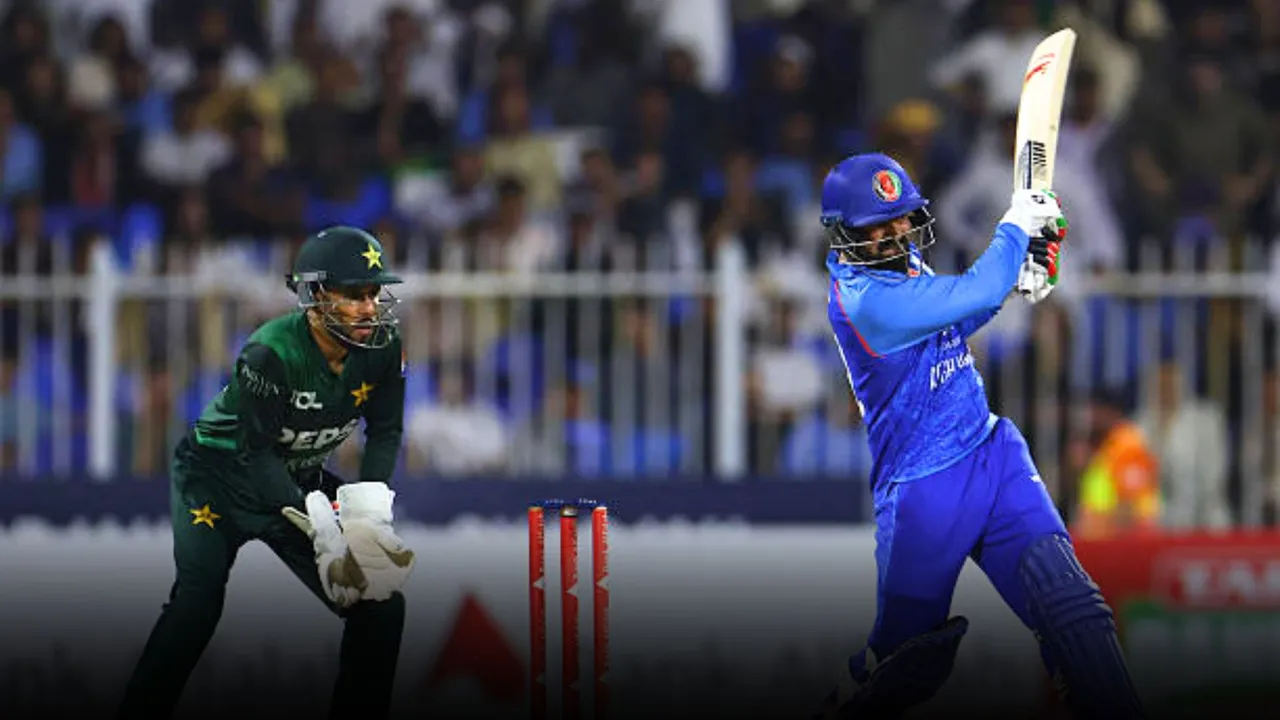 Rashid Khan hit 39 runs at a strike rate of 244 against Pakistan in the tri series