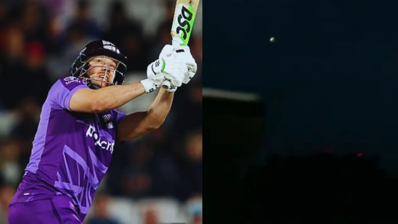 David Miller hit such a skyscraper six that the ball went out of the ground video viral