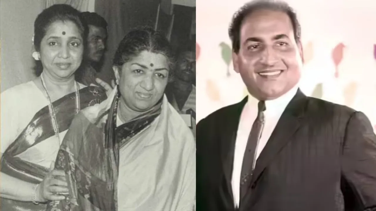 Mohammad Rafi son made serious allegations against Lata Mangeshkar and Asha Bhosle said Both jealous